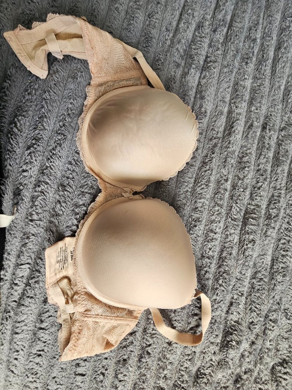 Torrid Beige Lace Push-Up Underwire Bra – 38DDD